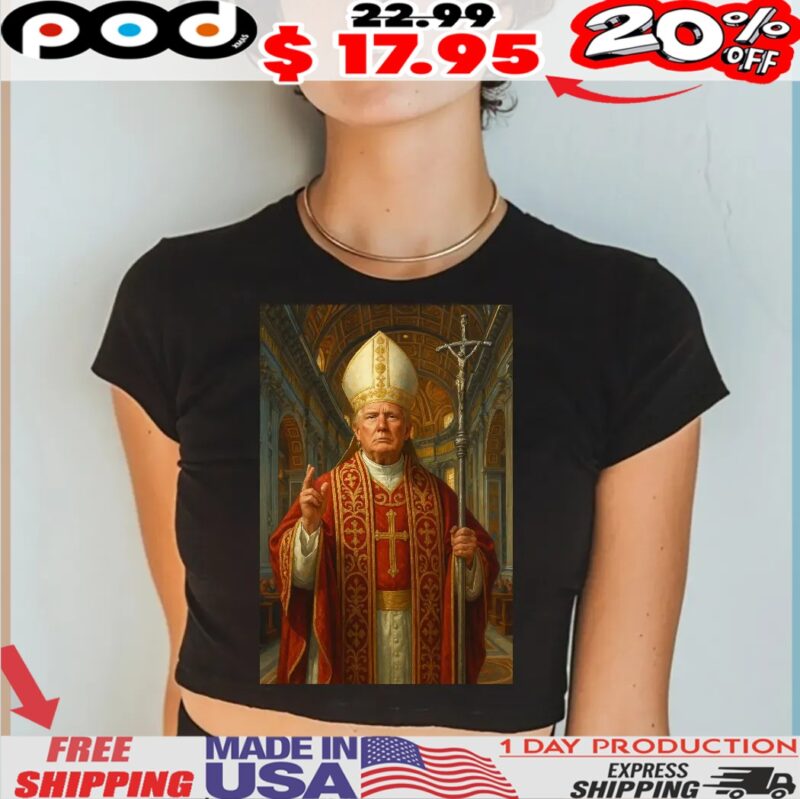 Pope Trump Artwork Shirt