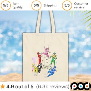 Power Rangers turn up t shirt