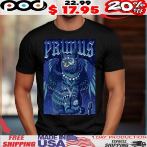 Primus The Orion Amphitheater, Huntsville, AL May 4 2025 Tour Shirt