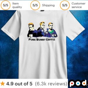 Punk bunny coffee t shirt