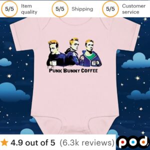 Punk bunny coffee t shirt