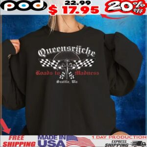 Queensryche Roads To Madness Seattle, Wa T Shirt