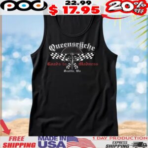 Queensryche Roads To Madness Seattle, Wa T Shirt