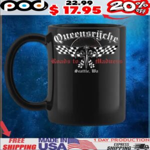 Queensryche Roads To Madness Seattle, Wa T Shirt