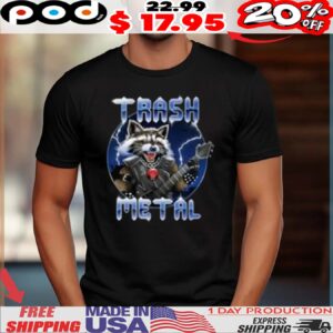 Raccoon Trash Metal Shirt