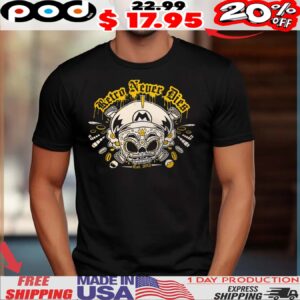 Retro Never Dies skull shirt