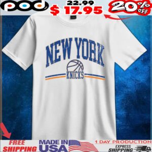 Retro New York Knicks Basketball 2025 NBA Playoffs T Shirt