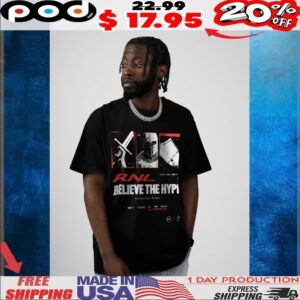 Rich and Lonely x Believe the Hype don’t listen to the noise T shirt