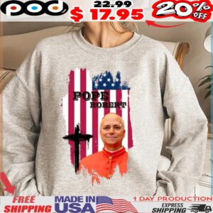 Robert Francis Usa Flag Prevost New Pope Leo Xiv Vatican City Catholic Church Holy Father Pope Shirt
