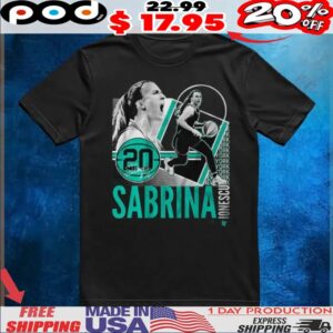 Sabrina Ionescu New Yord Collage Frame Signature Shirt