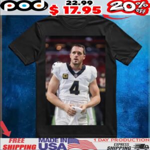 Saints QB Derek Carr is retiring thank you shirt