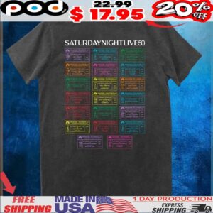 Saturday Night Live Season 50 Commemorative T Shirt