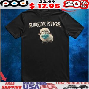 Sheep mask fluoride stare t shirt