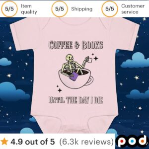 Skeleton coffee & books until the day I die t shirt