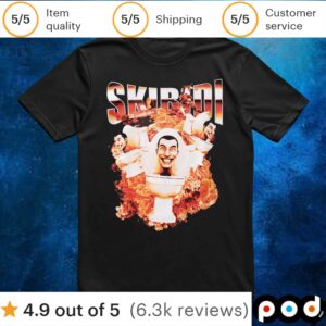 Skibidi Toilet Explosion T Shirt