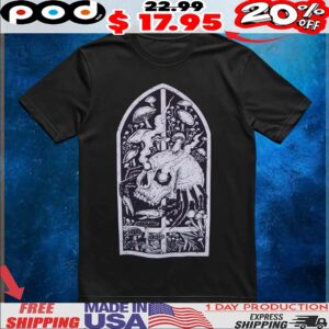 Skull Crab and Mushrooms T Shirt