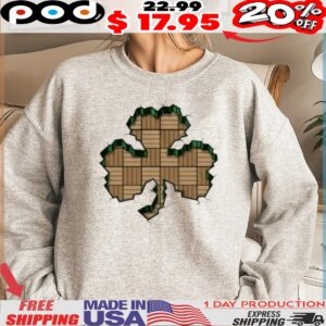 Smashed Shamrock Parquet Boston shirt