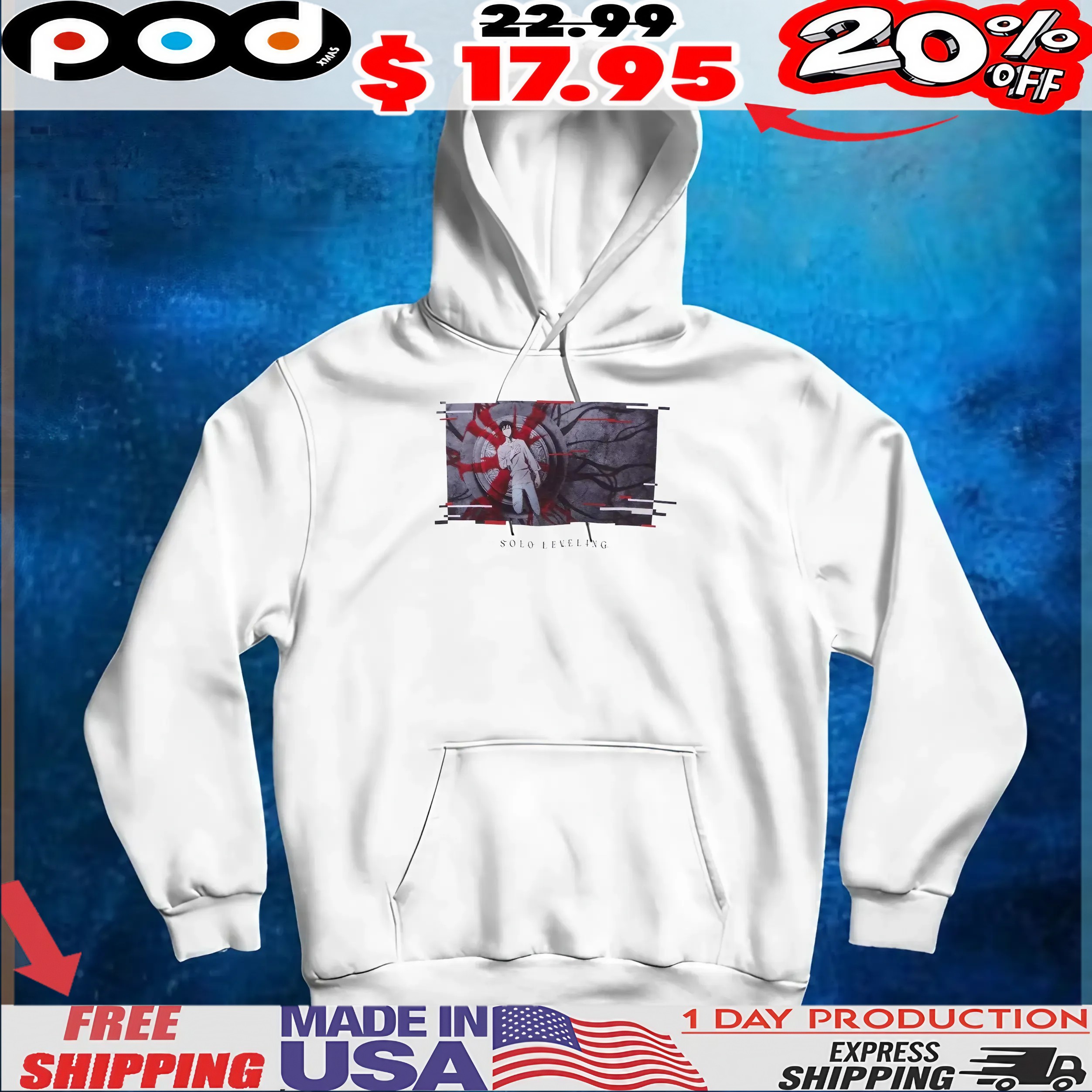 Solo Leveling Jinwoo Glitch Panel T Shirt