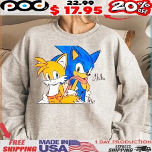 Sonic The Hedgehog And Tails Drawing Shirt