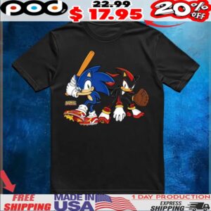 Sonic and Shadow an Ambassador for the 2025 WBSC U-12 Baseball World Cup Shirt