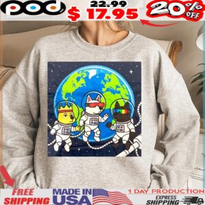 Space Team Three Dogs Shirt
