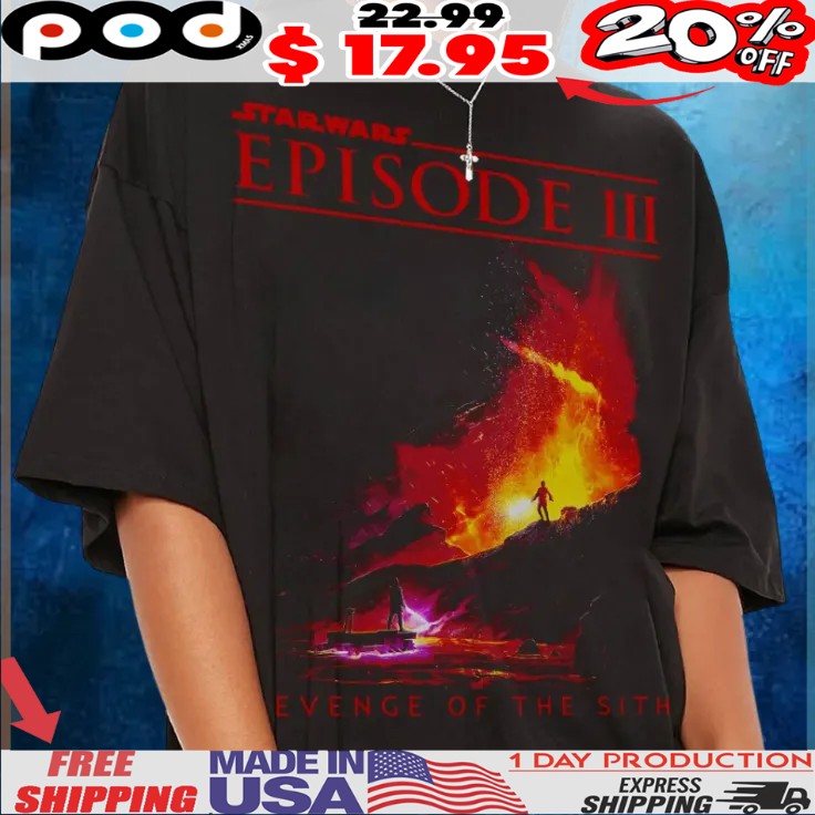 Star Wars Episode III Revenge Of The Sith Darth Vader Galaxy's Edge Shirt
