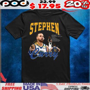 Stephen Curry honors the 3-point king NBA signature collage T Shirt
