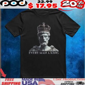 Stew Peters Huey Long Every Man A King t shirt