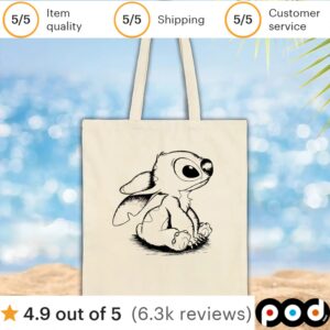 Stitch sitting sketch hand drawn t shirt