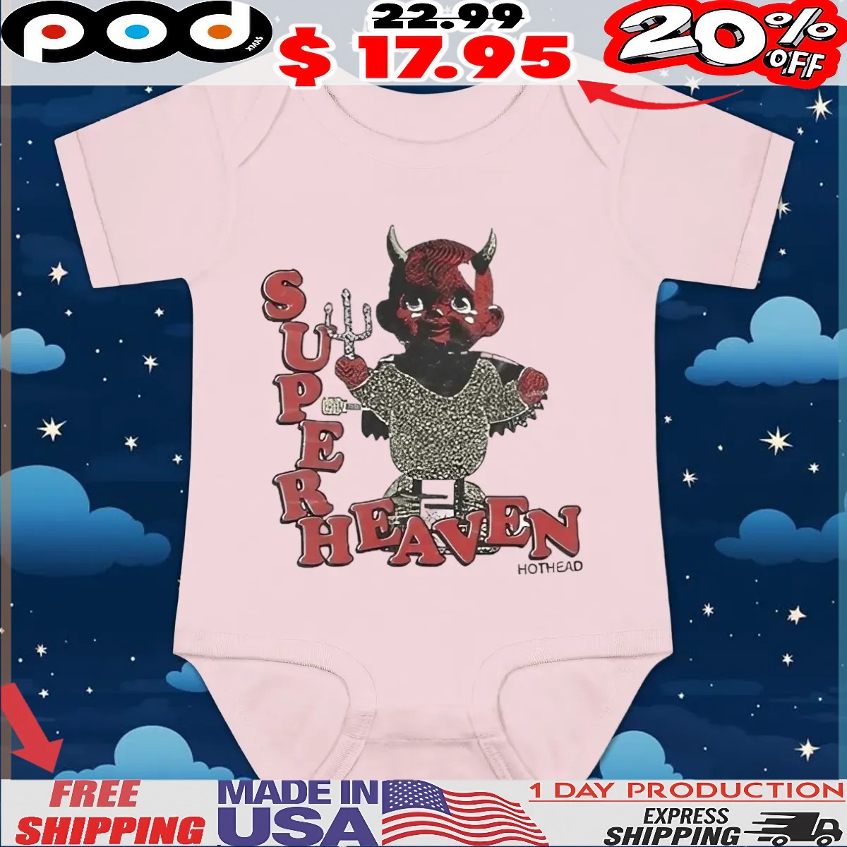 Superheaven Hothead The Devil T shirt