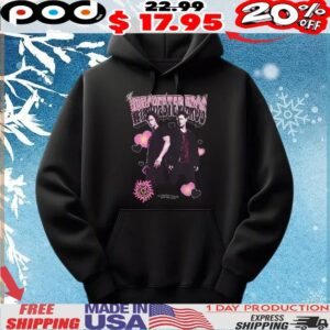 Supernatural Winchester Bros Portrait Hearts T Shirt