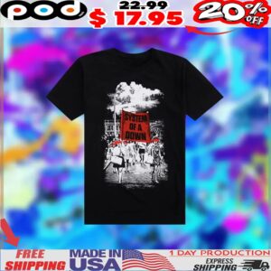 System Of A Down Red Flag shirt
