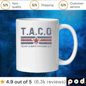 Taco Trump always chickens out vintage t shirt