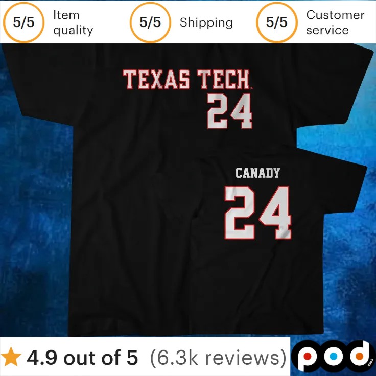 Texas Tech Softball NiJaree Canady 24 T Shirt Texas Tech Softball NiJaree Canady 24 T Shirt
