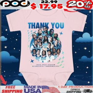 Thank You 2024-2025 Season Minnesota Timberwolves T Shirt