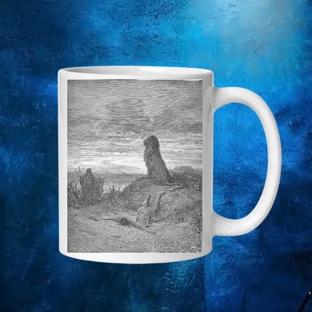 The Disobedient Prophet Is Slain by a Lion by Gustave Dore Shirt The Disobedient Prophet Is Slain by a Lion by Gustave Dore Shirt