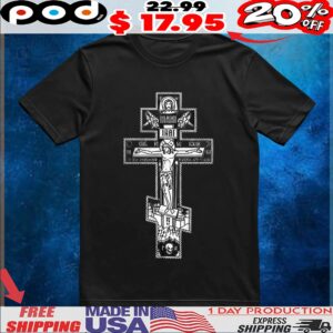 The Lilly Gaddis wearing Orthodox Cross t shirt