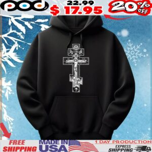 The Lilly Gaddis wearing Orthodox Cross t shirt
