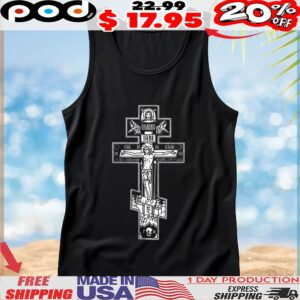 The Lilly Gaddis wearing Orthodox Cross t shirt