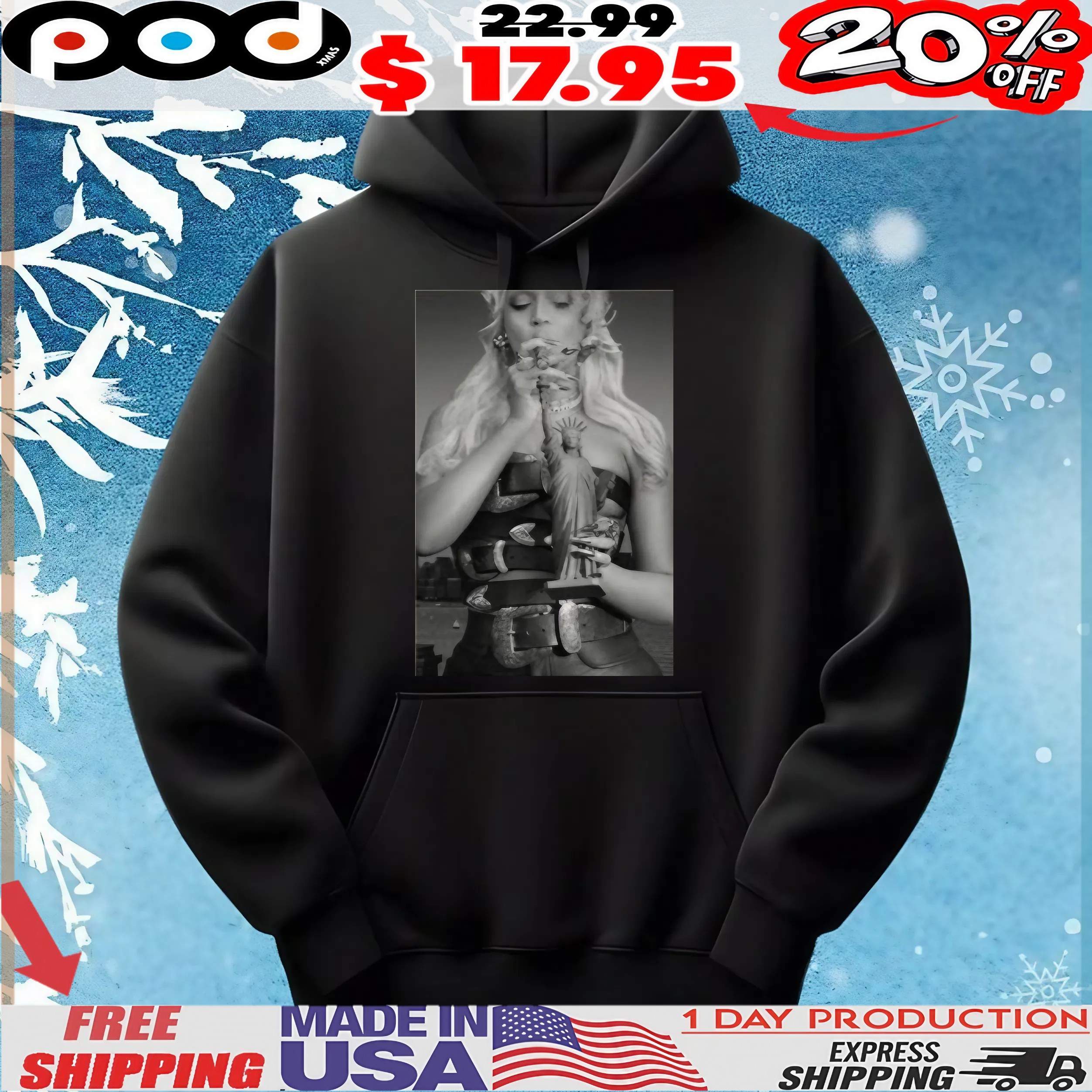 The exclusive New York stylish with the Statue of Liberty T Shirt