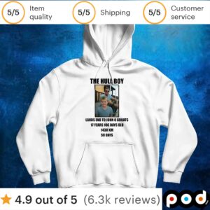 The hill boy lands end to John O’groats 17 years 106 days old 1438 km 58 days t shirt