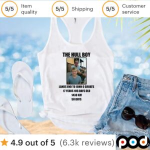 The hill boy lands end to John O’groats 17 years 106 days old 1438 km 58 days t shirt