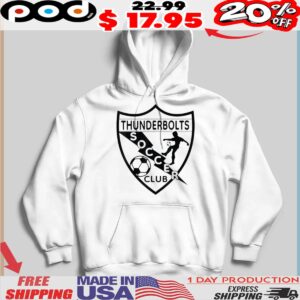 Thunderbolts Marvel Studios Soccer Club Team Logo Shirt