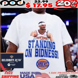 Tracy Morgan Josh Hart standing on bidness T shirt