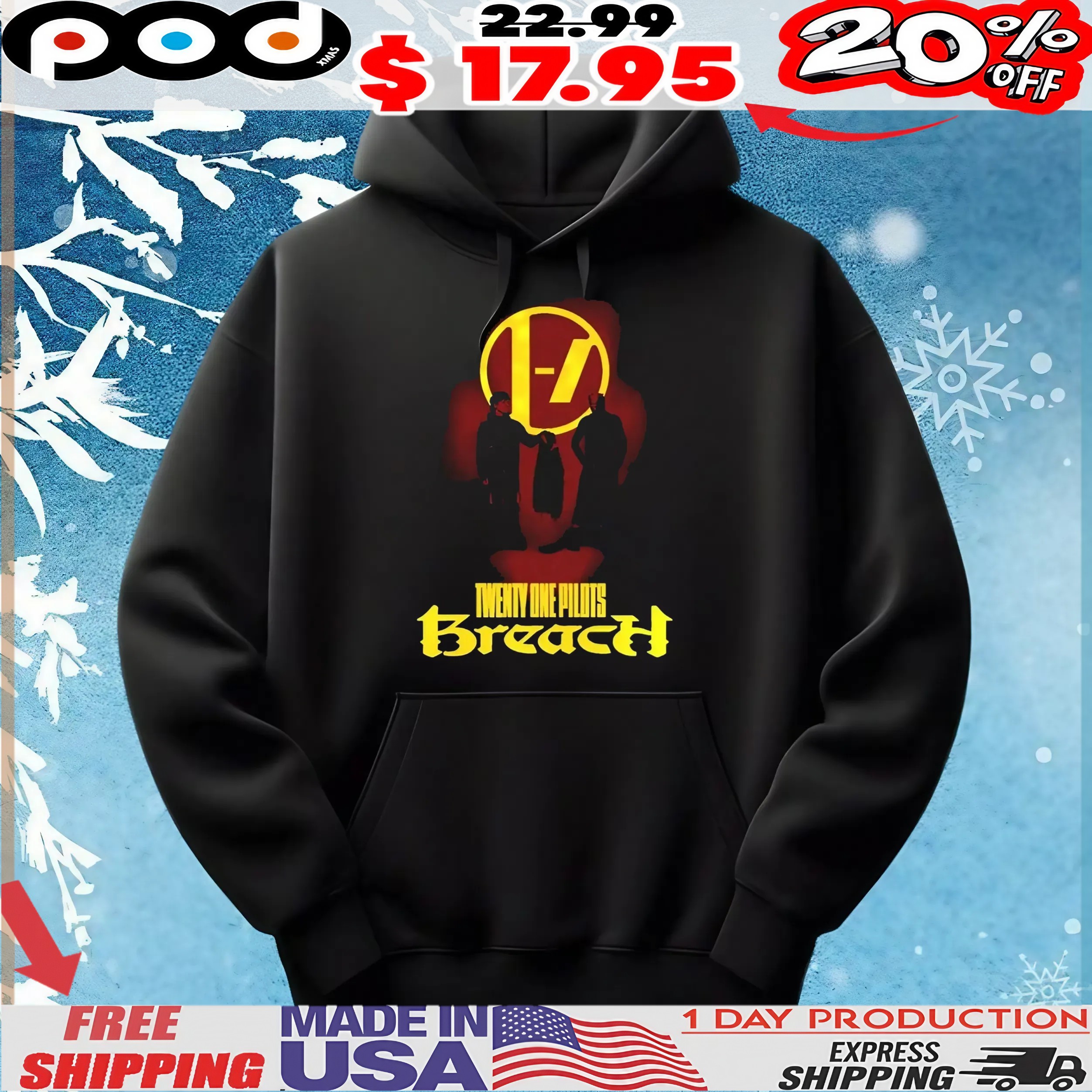 Twenty One Pilots Breach Album 2025 T shirt
