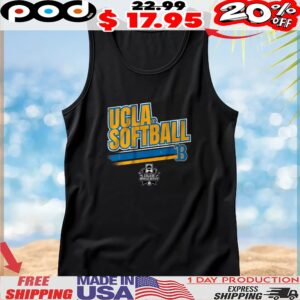 UCLA Softball Women's College World Series Stripe T Shirt