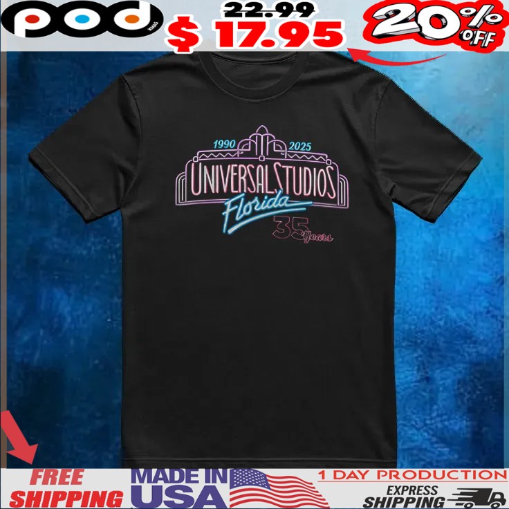 爆買い Universal Studios Year Anniversary 35 Marquee Retro Florida トップス