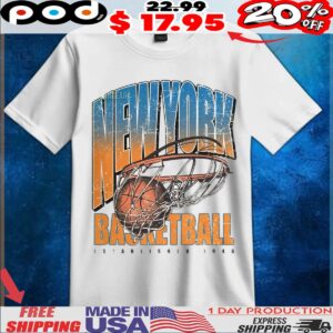 Vintage New York Knicks Basketball ESTABLISHED 1946 NBA Shirt