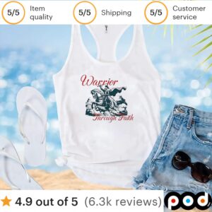 Warrior through faith t shirt