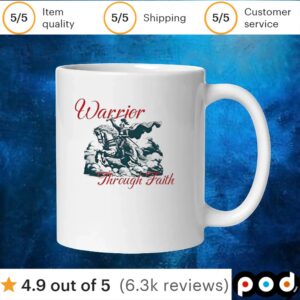 Warrior through faith t shirt